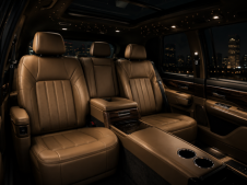 Luxury car interior